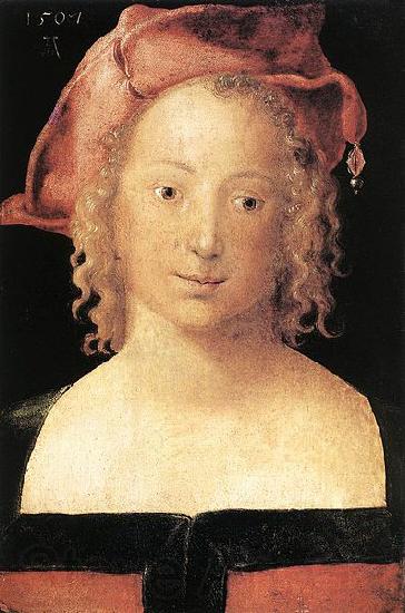 Albrecht Durer Portrait of a Young Girl France oil painting art